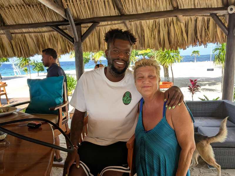 Me And Reggie Bullock In Belize